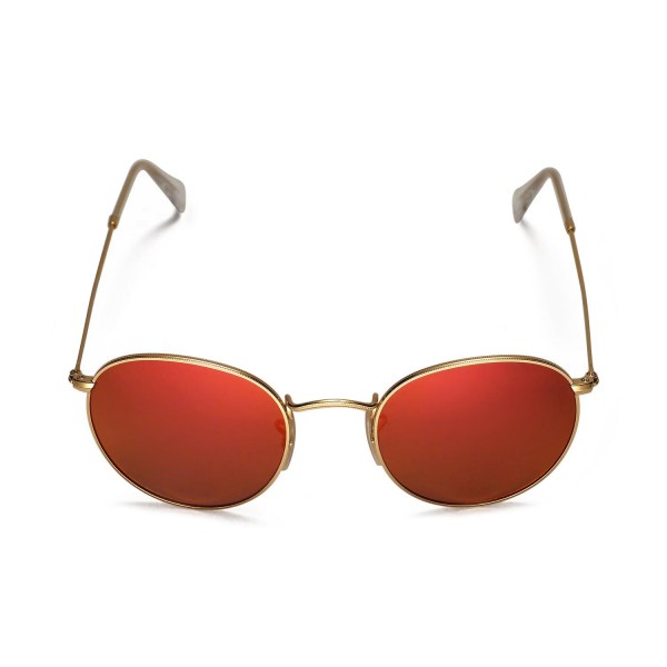 Ray ban round sales red